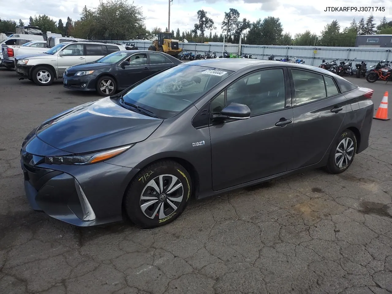 2018 Toyota Prius Prime VIN: JTDKARFP9J3071745 Lot: 71134444