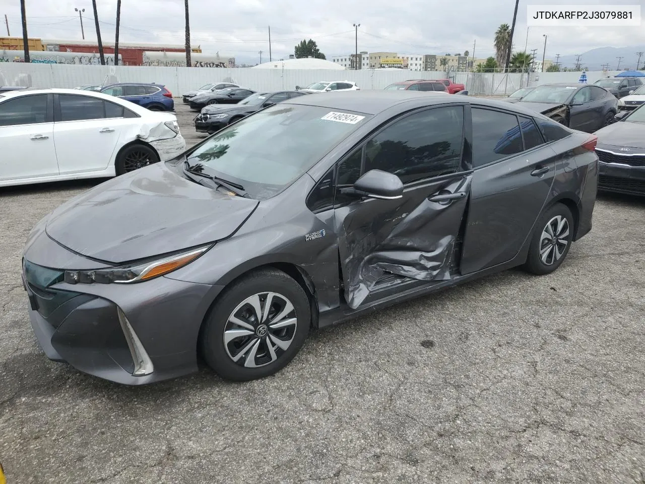 2018 Toyota Prius Prime VIN: JTDKARFP2J3079881 Lot: 71492974