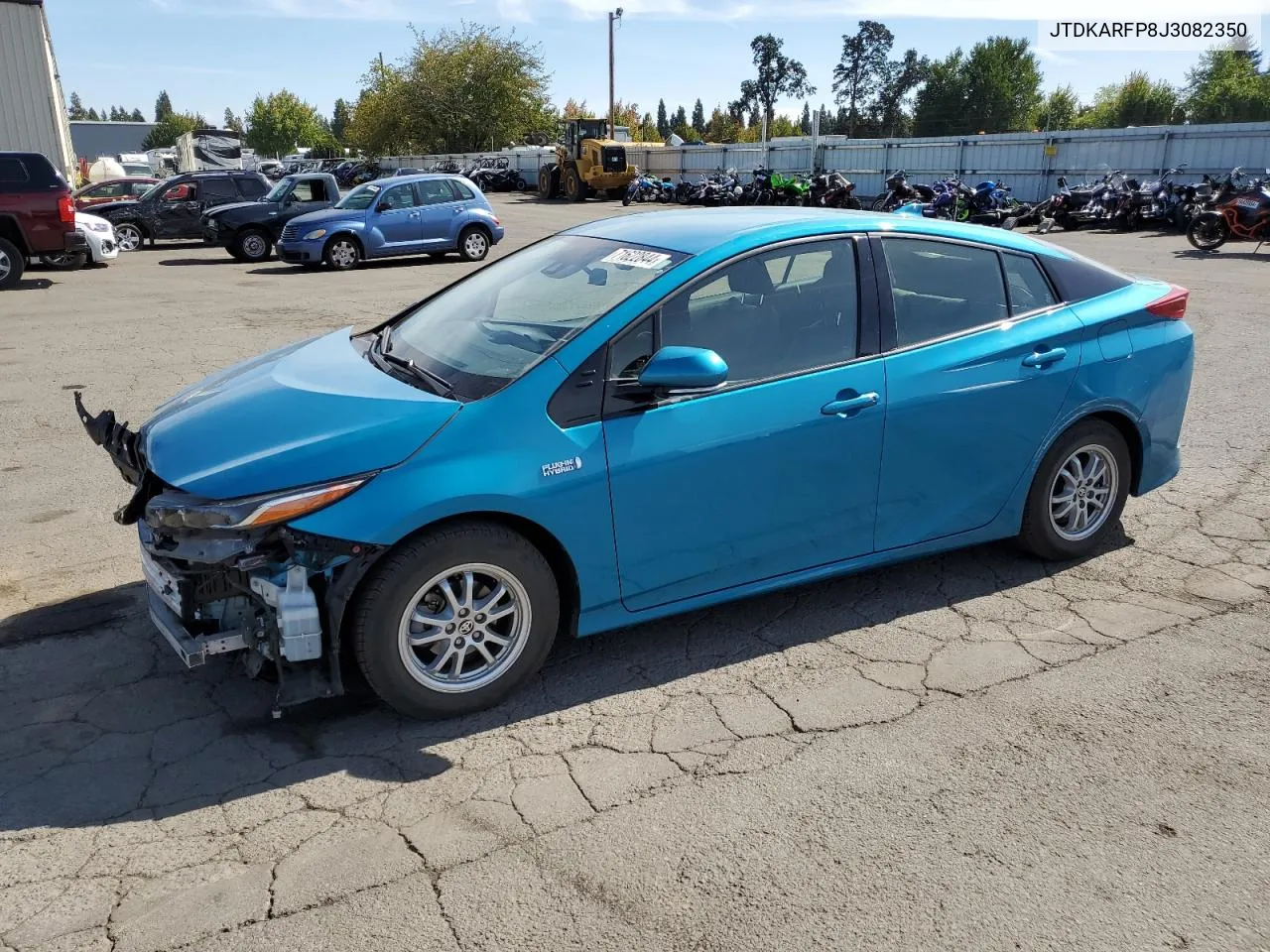 2018 Toyota Prius Prime VIN: JTDKARFP8J3082350 Lot: 71622844