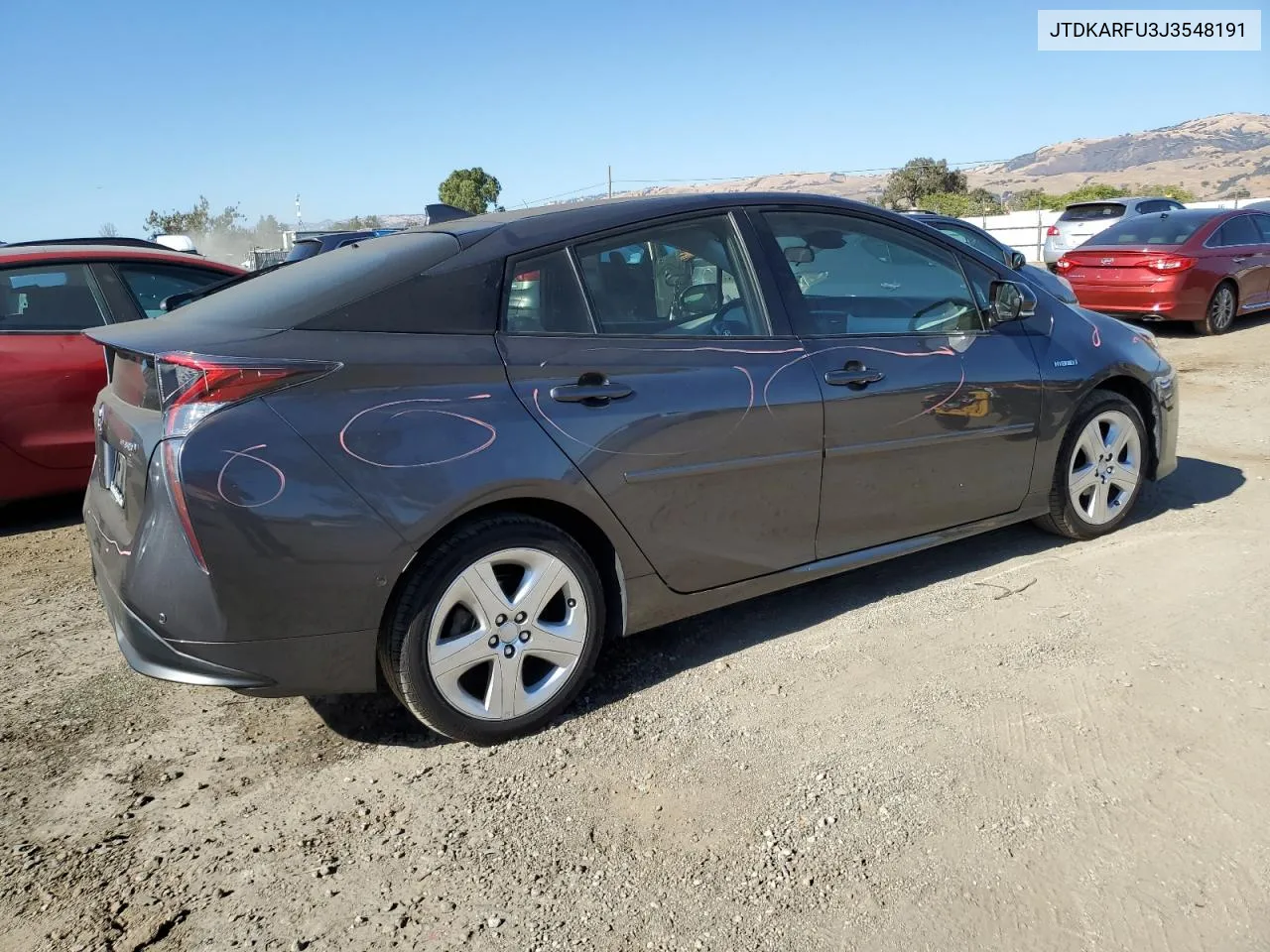 2018 Toyota Prius VIN: JTDKARFU3J3548191 Lot: 71783824