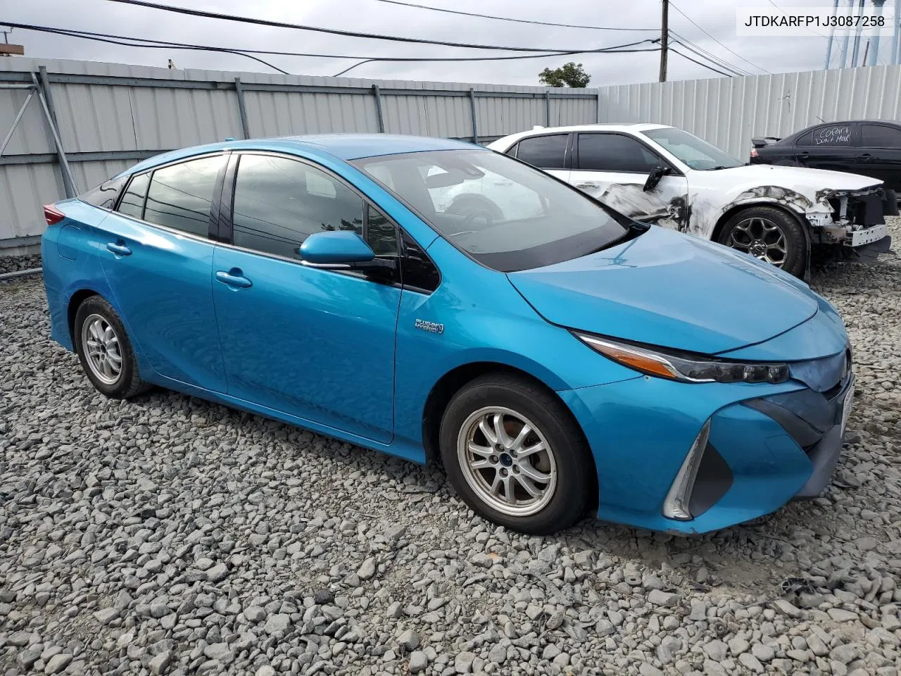 2018 Toyota Prius Prime VIN: JTDKARFP1J3087258 Lot: 71791614