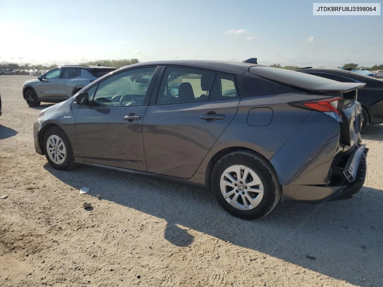 2018 Toyota Prius VIN: JTDKBRFU8J3598064 Lot: 71798474