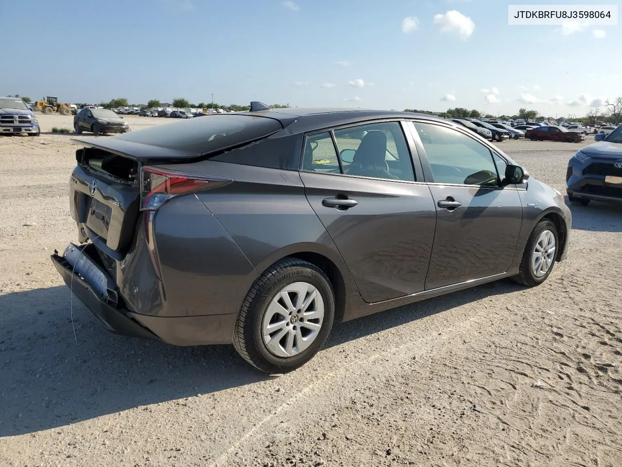 JTDKBRFU8J3598064 2018 Toyota Prius