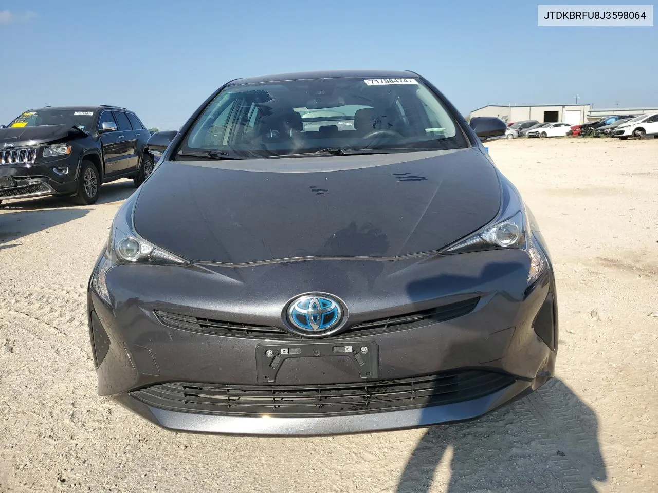 JTDKBRFU8J3598064 2018 Toyota Prius