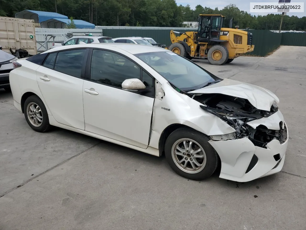 2018 Toyota Prius VIN: JTDKBRFU6J3070622 Lot: 72015904