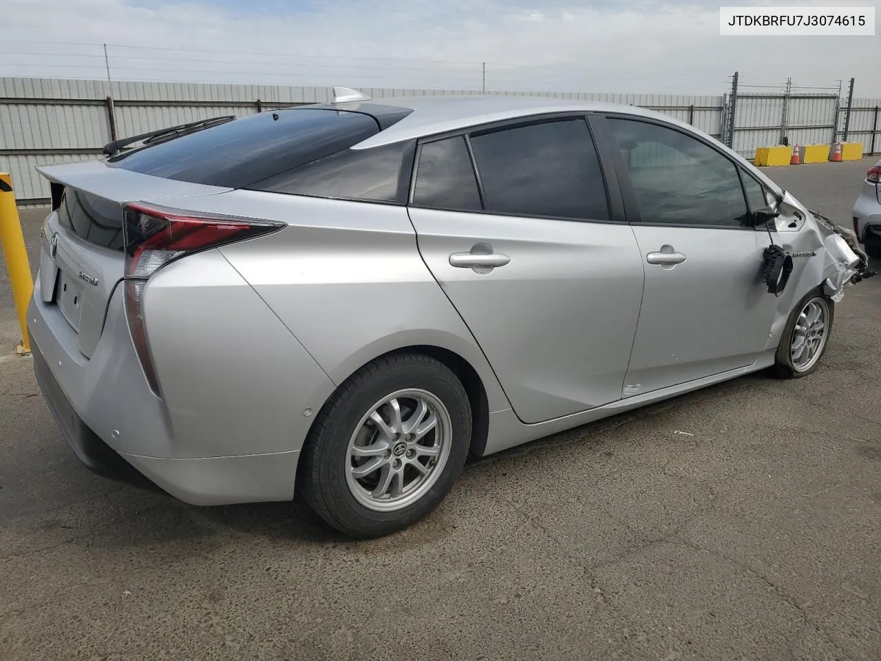 2018 Toyota Prius VIN: JTDKBRFU7J3074615 Lot: 72025774