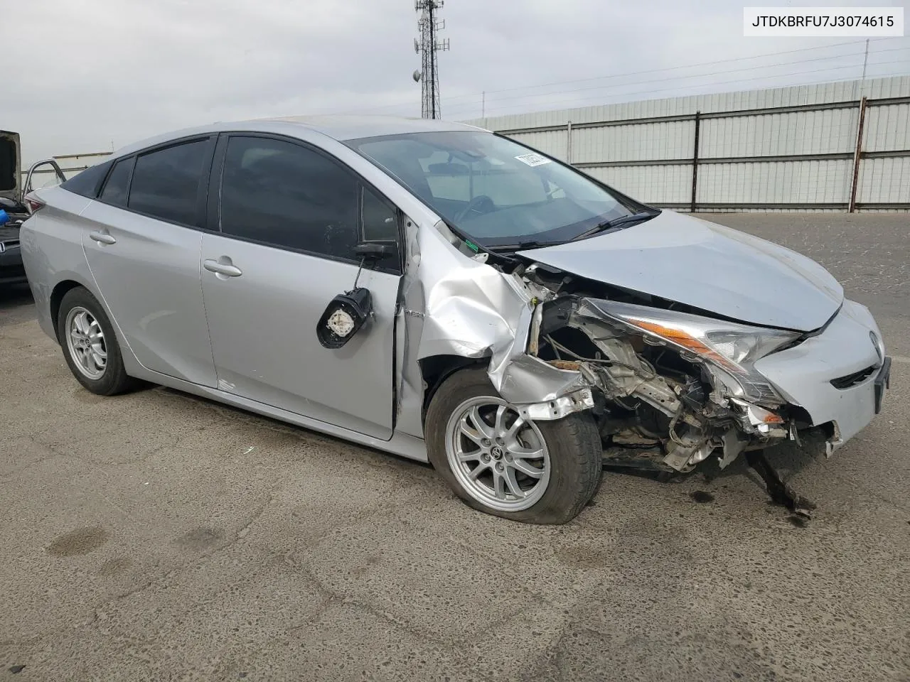 JTDKBRFU7J3074615 2018 Toyota Prius