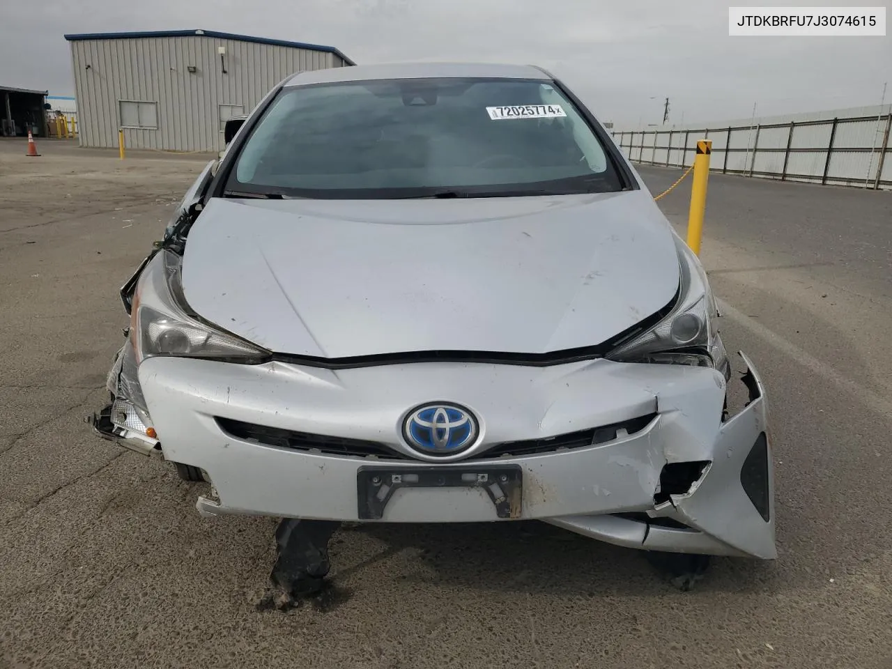 2018 Toyota Prius VIN: JTDKBRFU7J3074615 Lot: 72025774