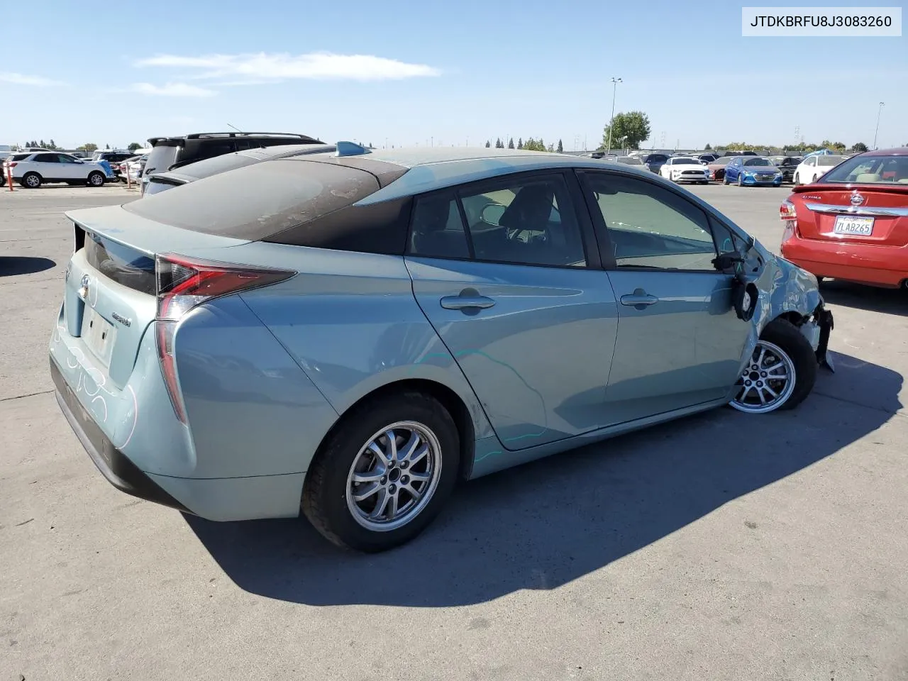 2018 Toyota Prius VIN: JTDKBRFU8J3083260 Lot: 72380824