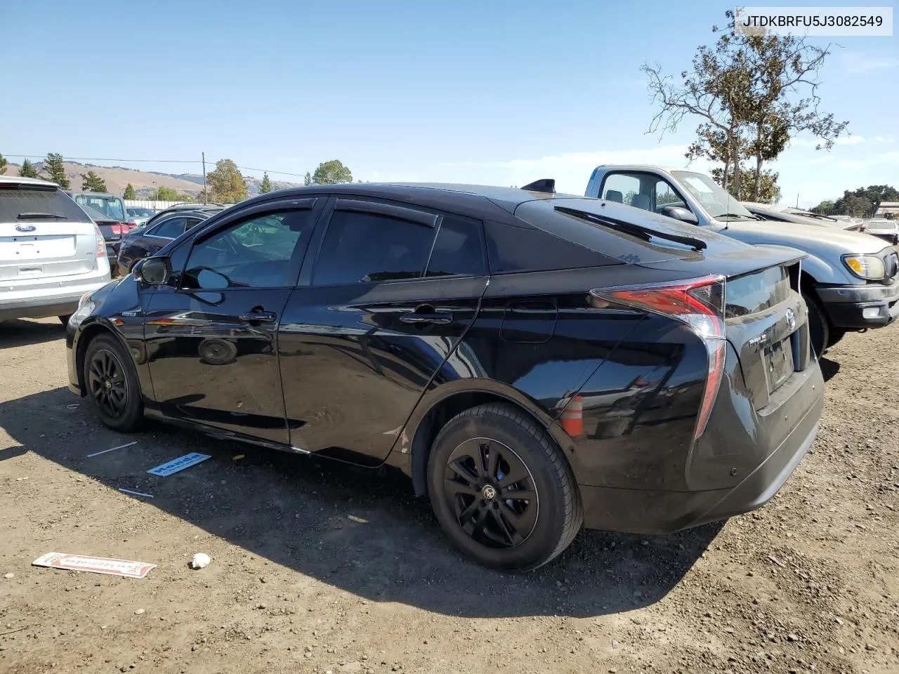 2018 Toyota Prius VIN: JTDKBRFU5J3082549 Lot: 72474564