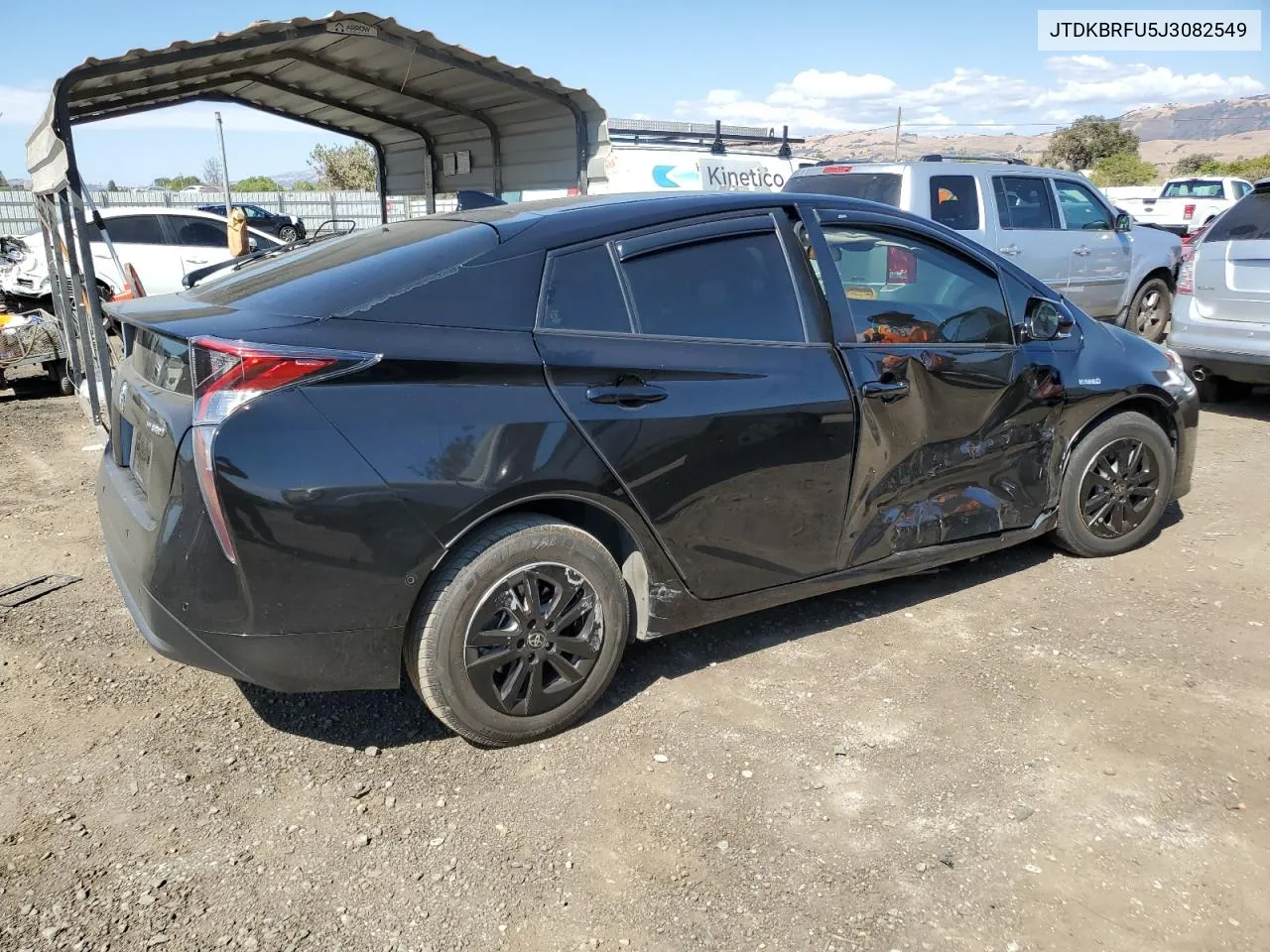 2018 Toyota Prius VIN: JTDKBRFU5J3082549 Lot: 72474564