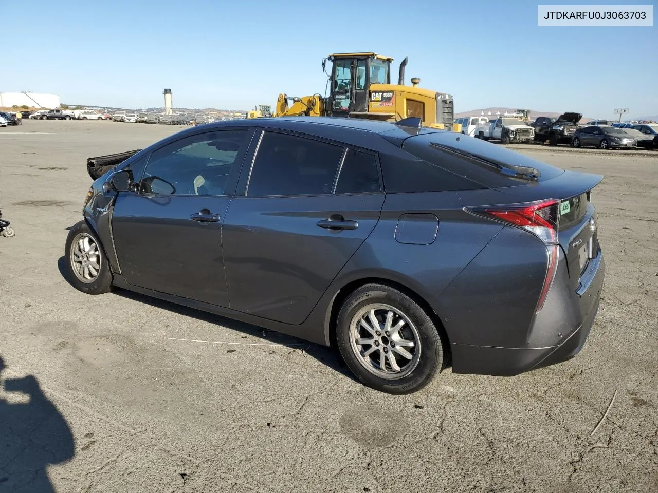 2018 Toyota Prius VIN: JTDKARFU0J3063703 Lot: 72570944