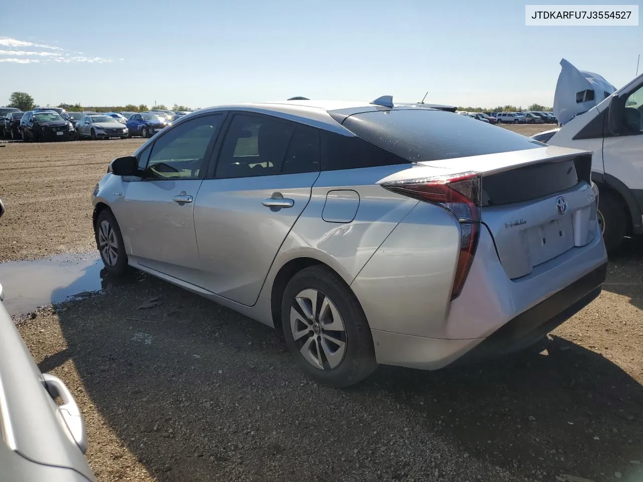 2018 Toyota Prius VIN: JTDKARFU7J3554527 Lot: 72736894