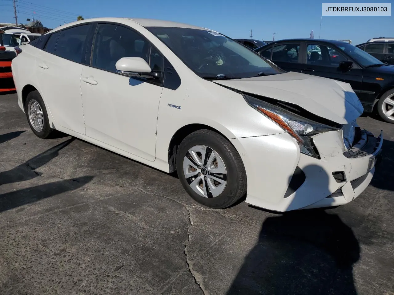 2018 Toyota Prius VIN: JTDKBRFUXJ3080103 Lot: 72900064