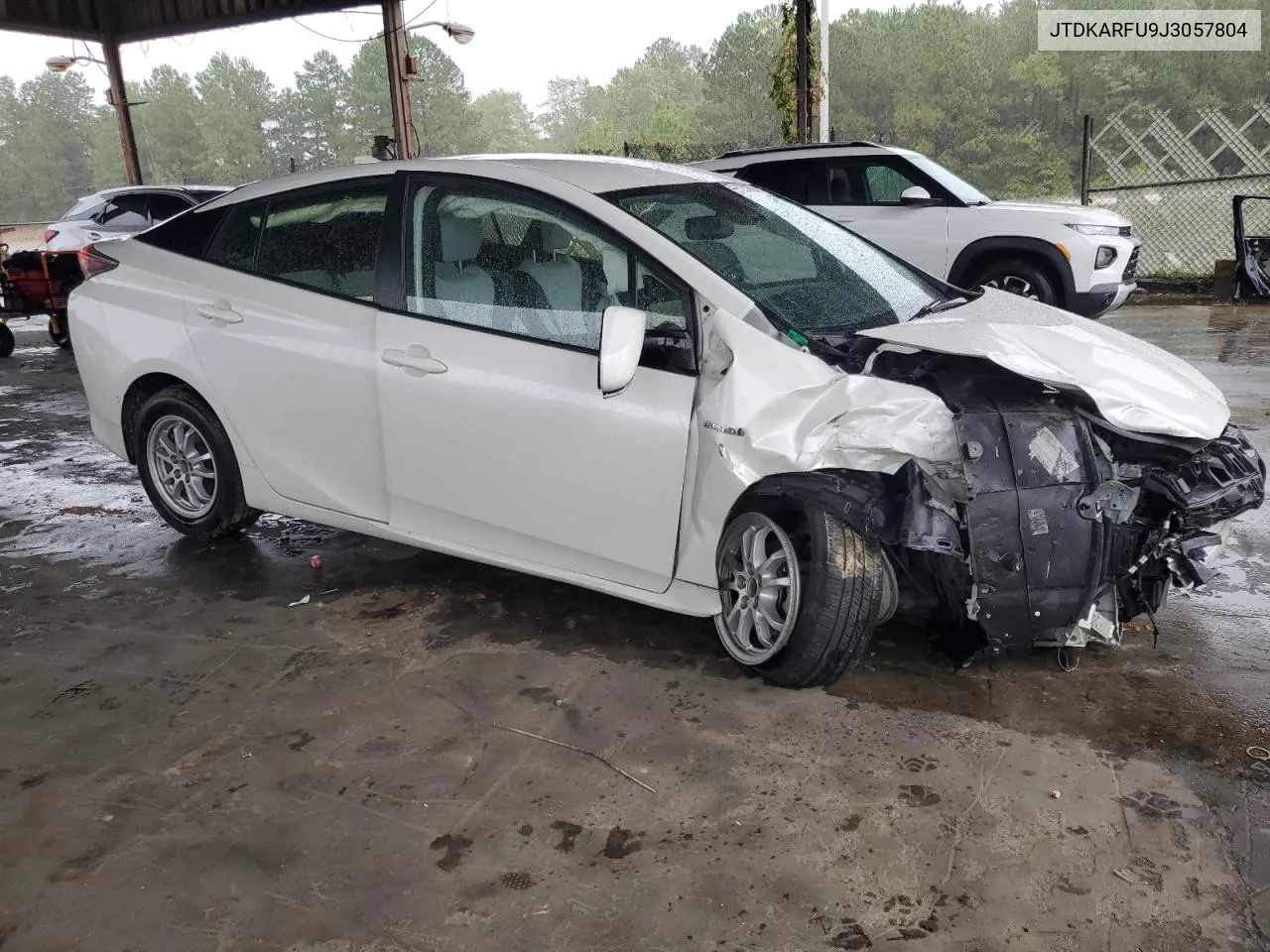 2018 Toyota Prius VIN: JTDKARFU9J3057804 Lot: 72938574