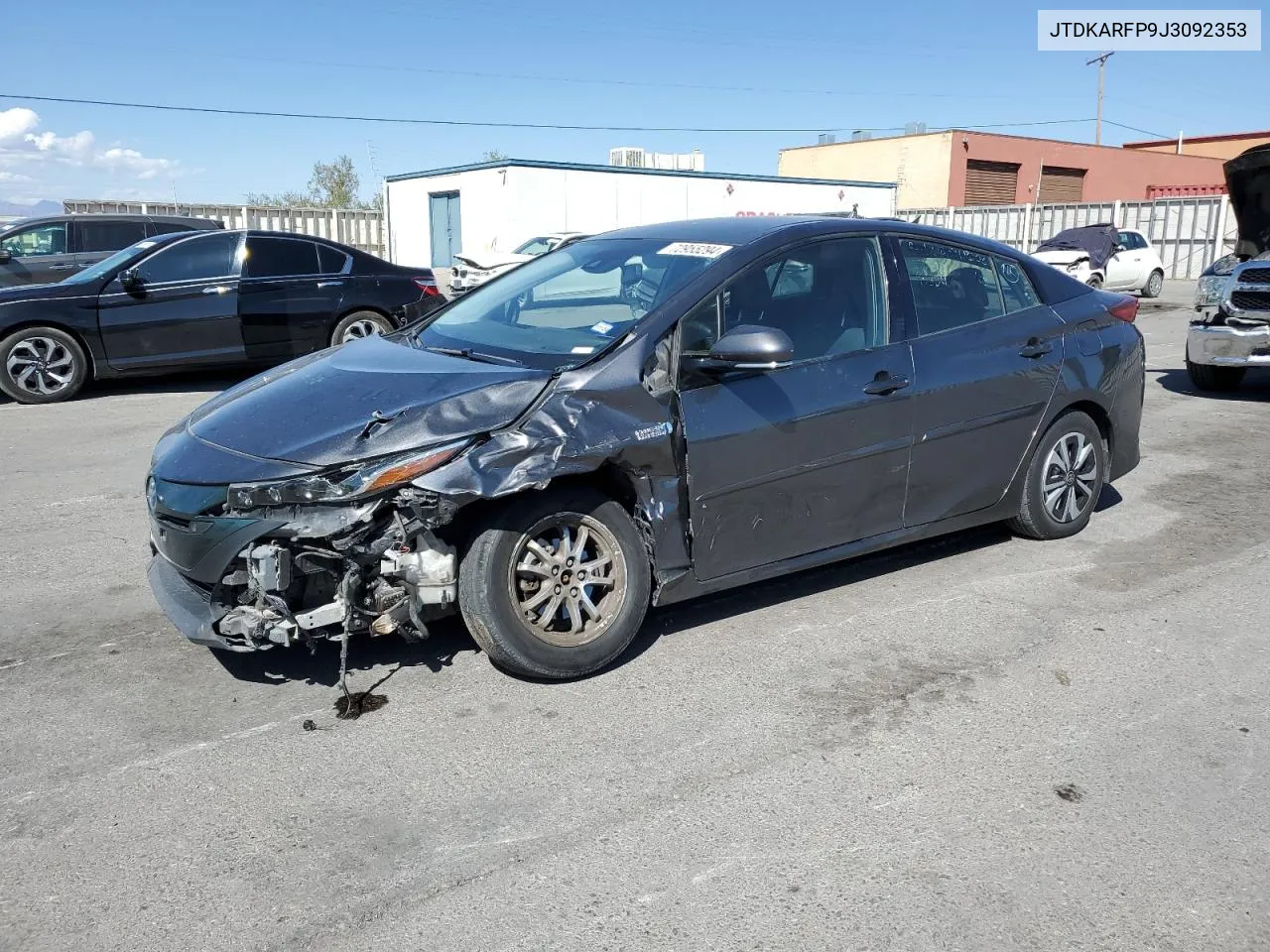 2018 Toyota Prius Prime VIN: JTDKARFP9J3092353 Lot: 72955294