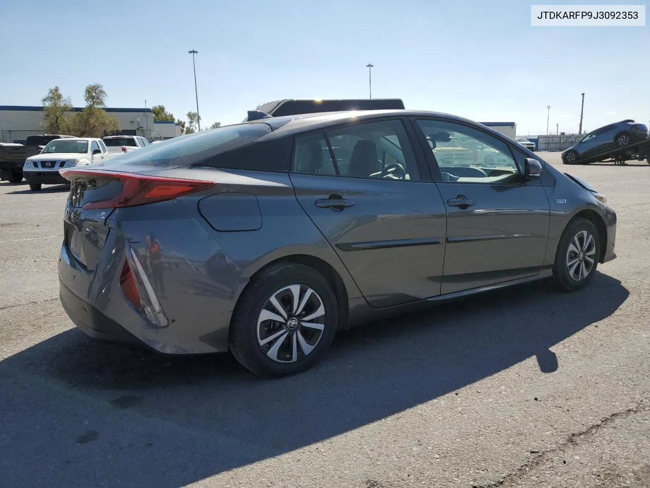 2018 Toyota Prius Prime VIN: JTDKARFP9J3092353 Lot: 72955294