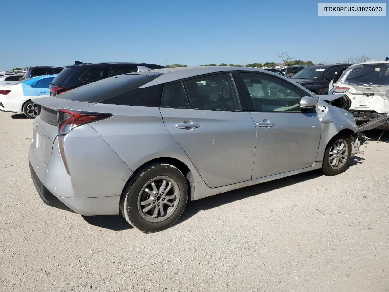 2018 Toyota Prius VIN: JTDKBRFU9J3079623 Lot: 73115664