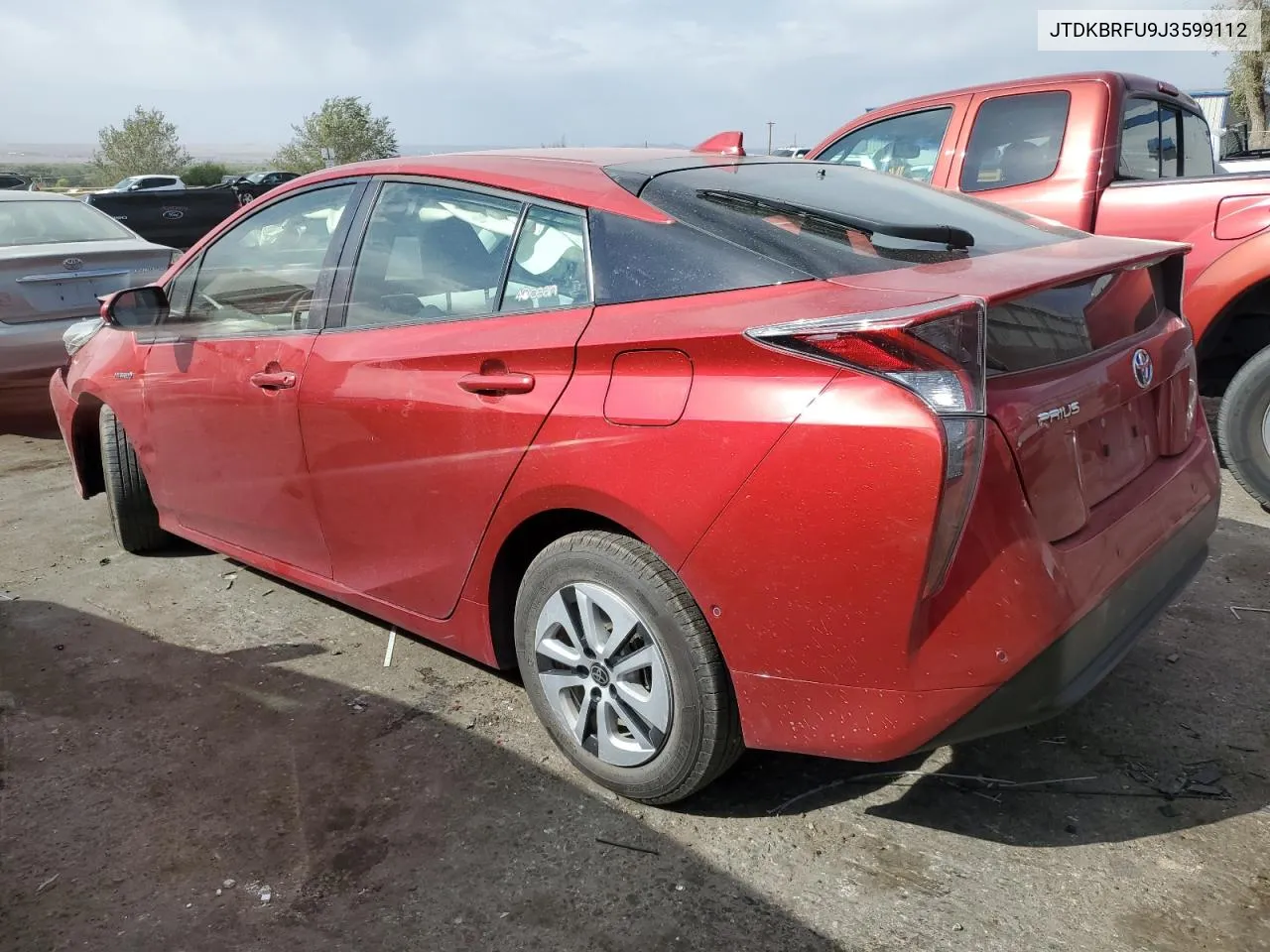 2018 Toyota Prius VIN: JTDKBRFU9J3599112 Lot: 73195564