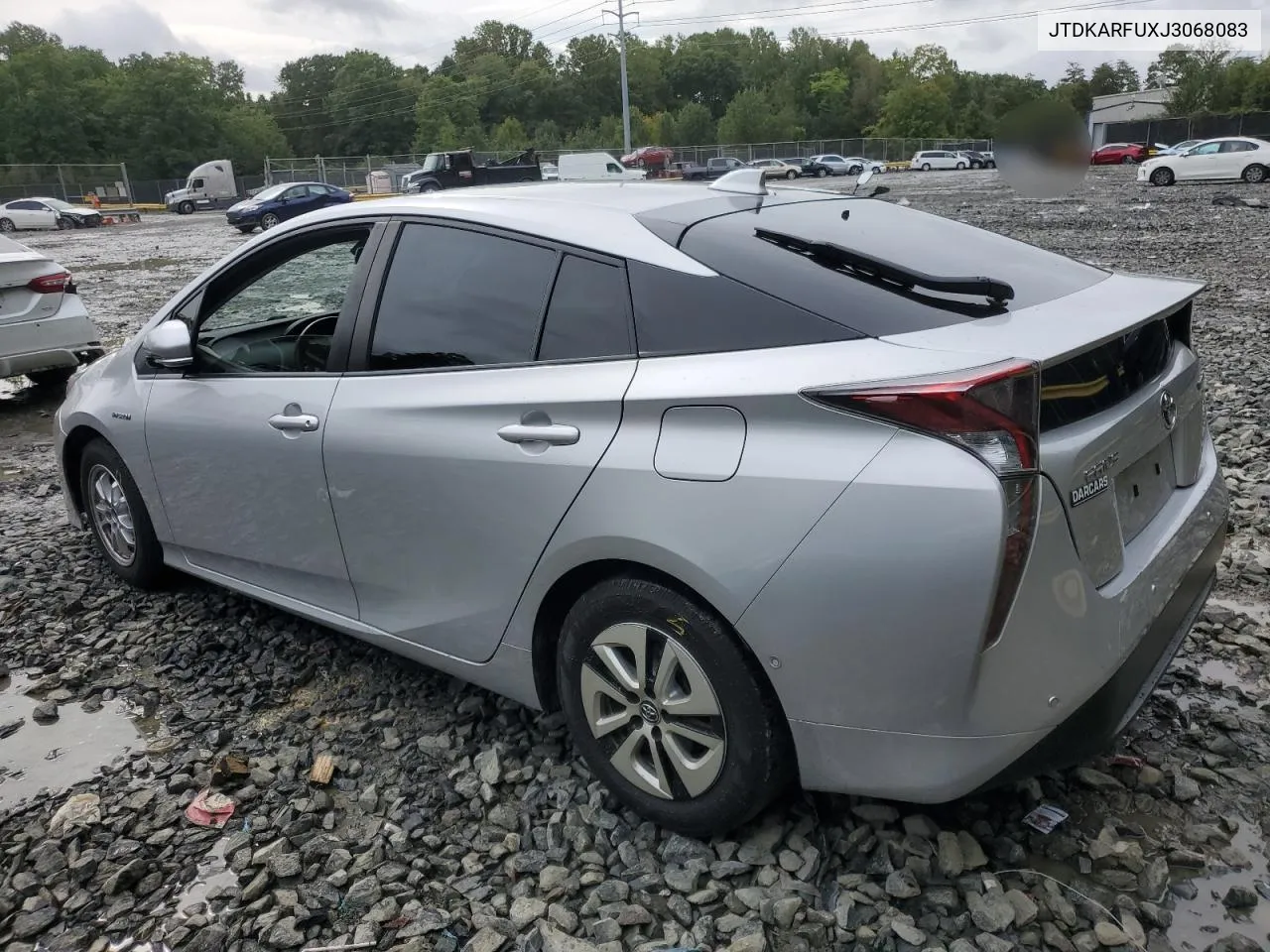 2018 Toyota Prius VIN: JTDKARFUXJ3068083 Lot: 73204484