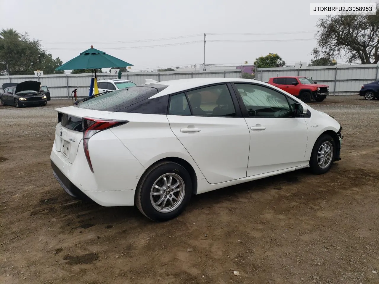 2018 Toyota Prius VIN: JTDKBRFU2J3058953 Lot: 73333714