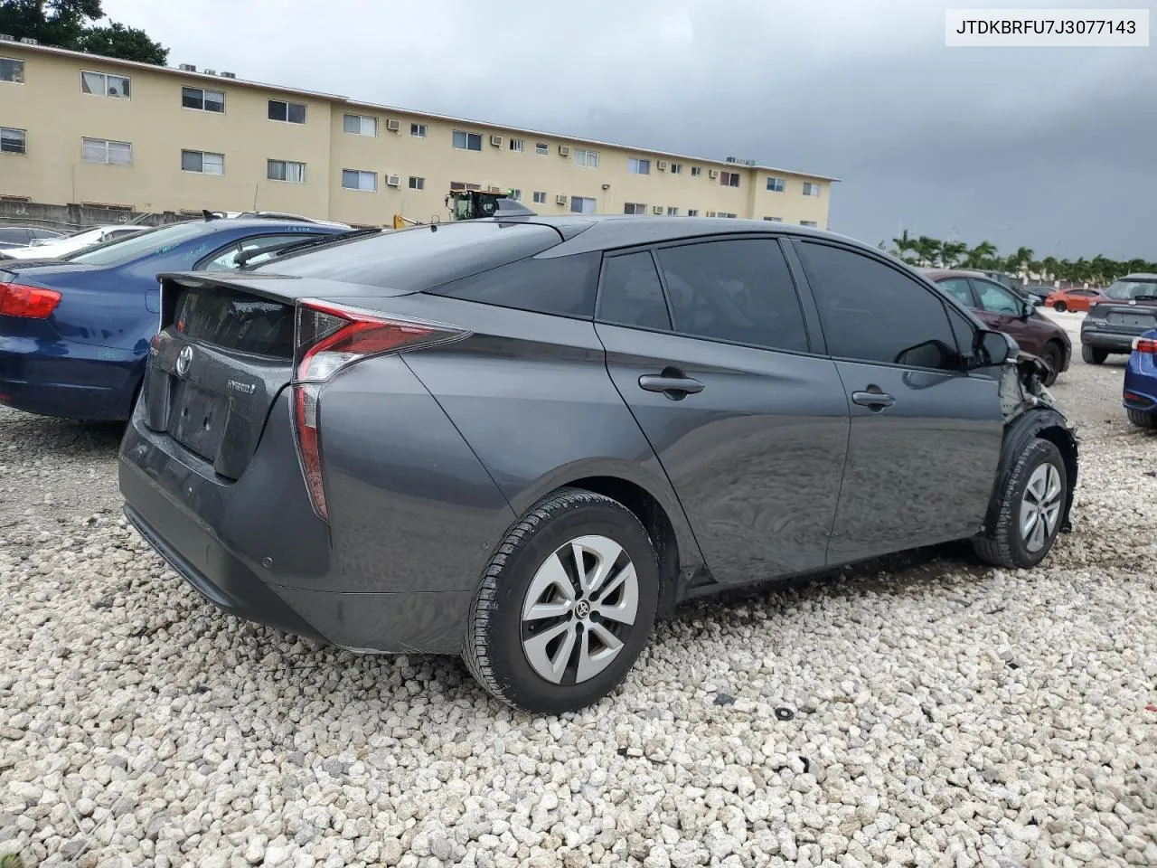 2018 Toyota Prius VIN: JTDKBRFU7J3077143 Lot: 73351734