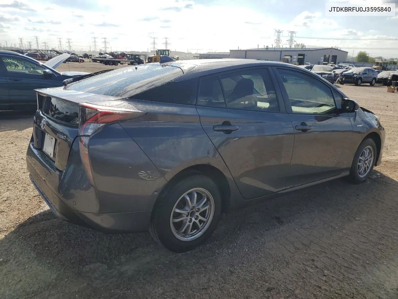 2018 Toyota Prius VIN: JTDKBRFU0J3595840 Lot: 73491724