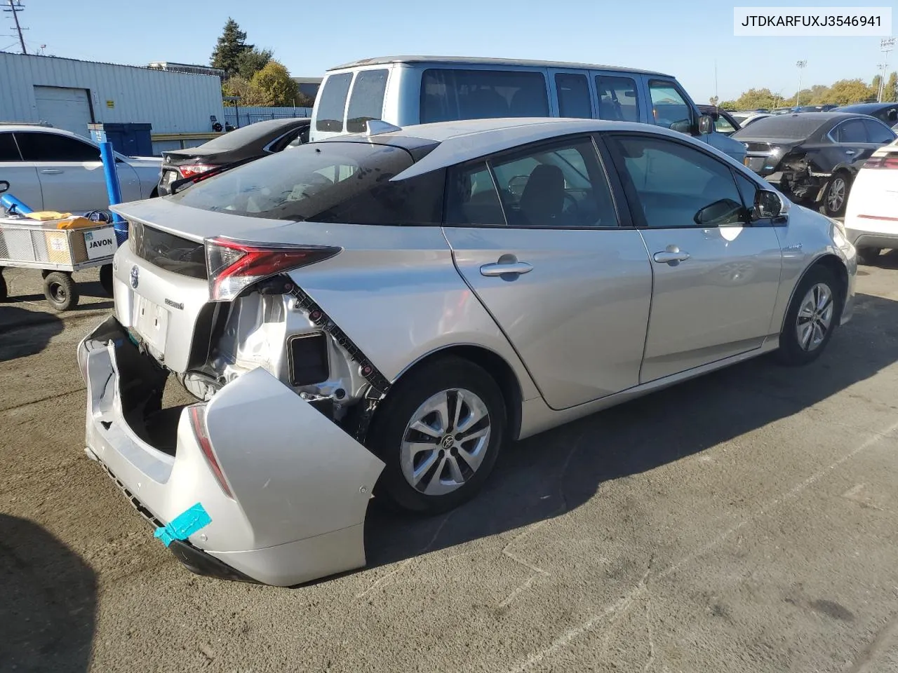 2018 Toyota Prius VIN: JTDKARFUXJ3546941 Lot: 73561314