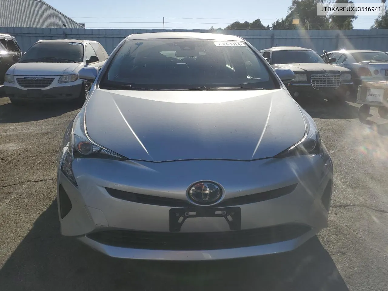 2018 Toyota Prius VIN: JTDKARFUXJ3546941 Lot: 73561314