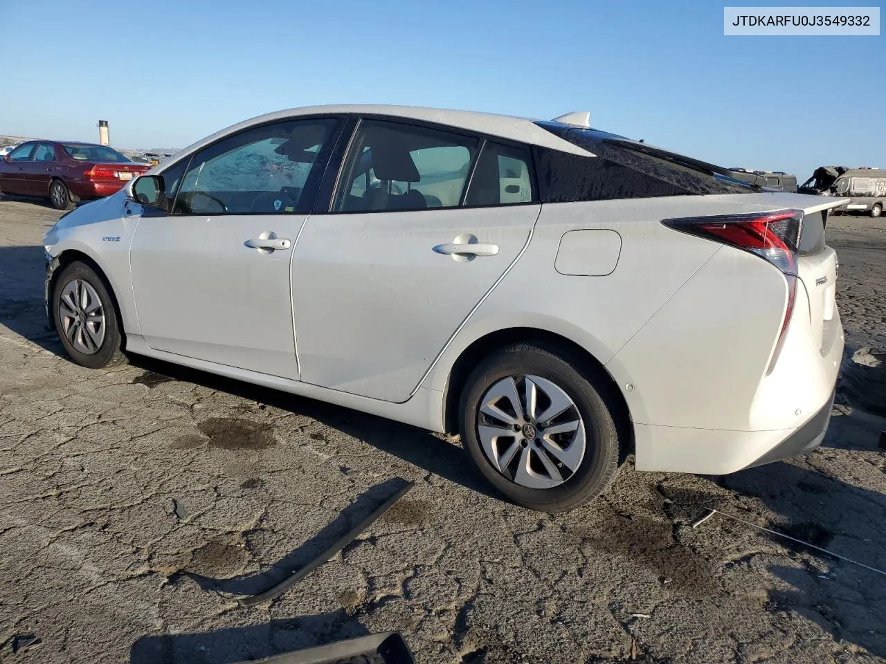 2018 Toyota Prius VIN: JTDKARFU0J3549332 Lot: 73653764