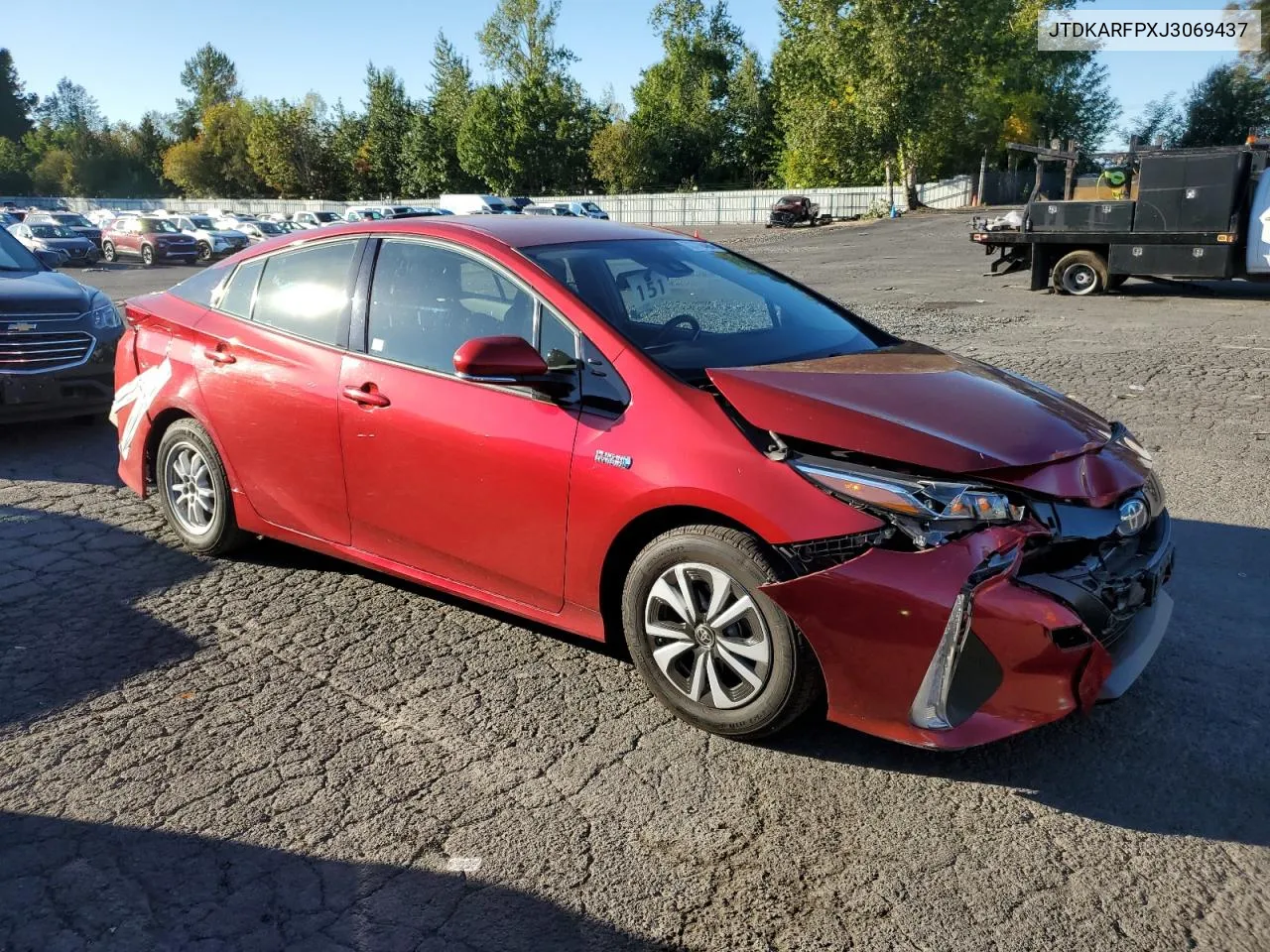 2018 Toyota Prius Prime VIN: JTDKARFPXJ3069437 Lot: 73779484