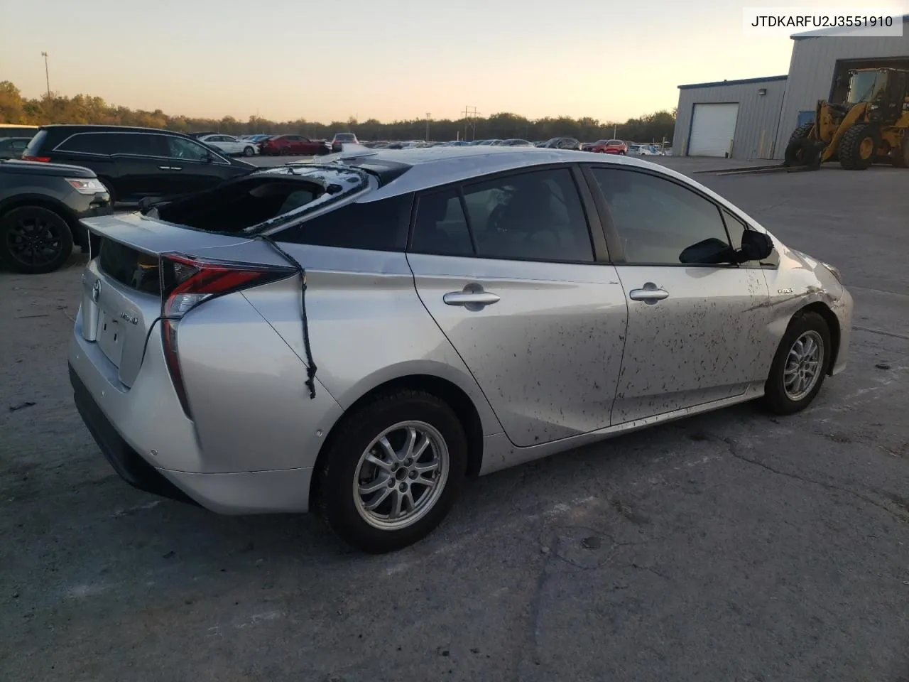 2018 Toyota Prius VIN: JTDKARFU2J3551910 Lot: 74084234