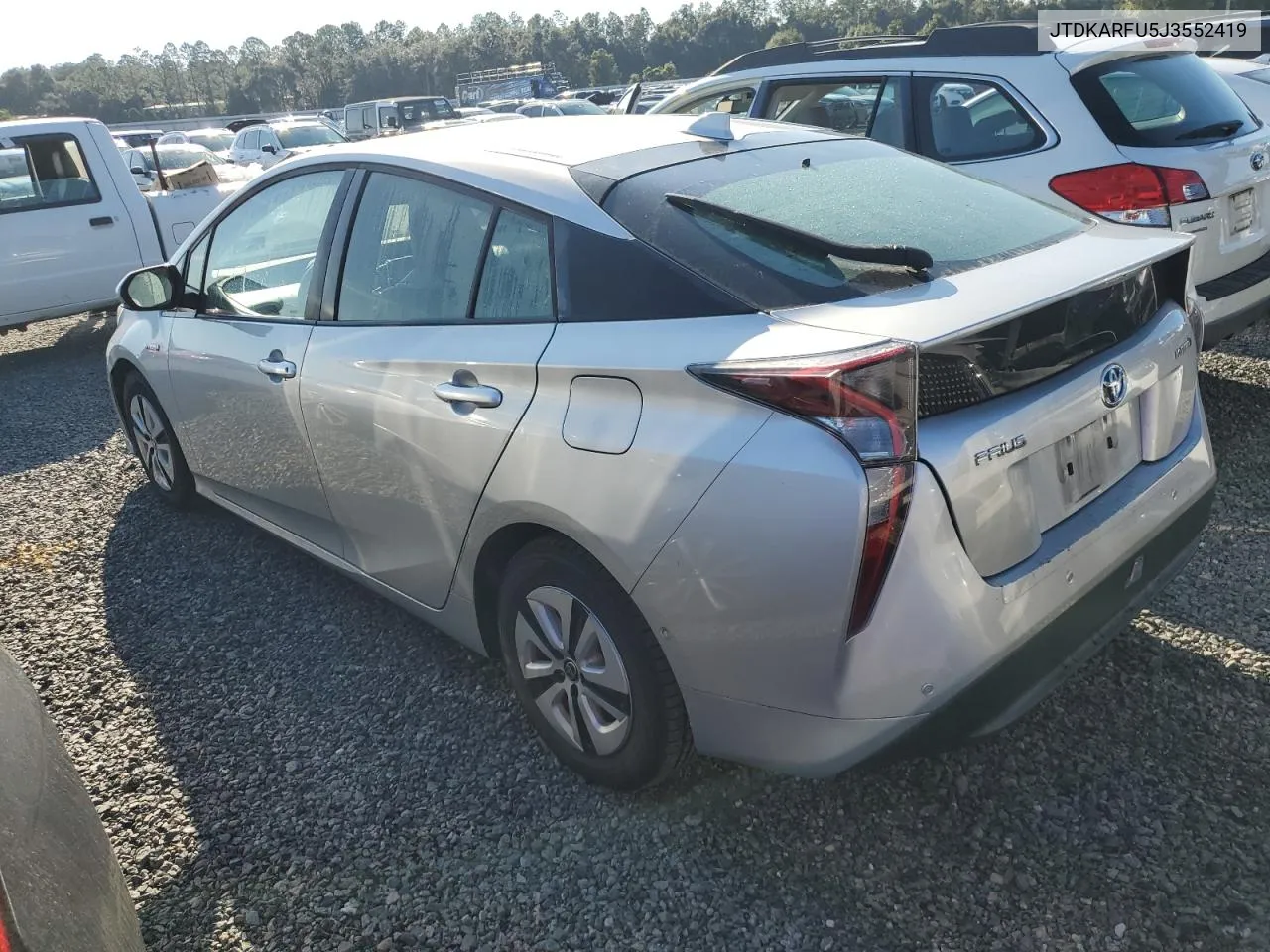 2018 Toyota Prius VIN: JTDKARFU5J3552419 Lot: 74088674