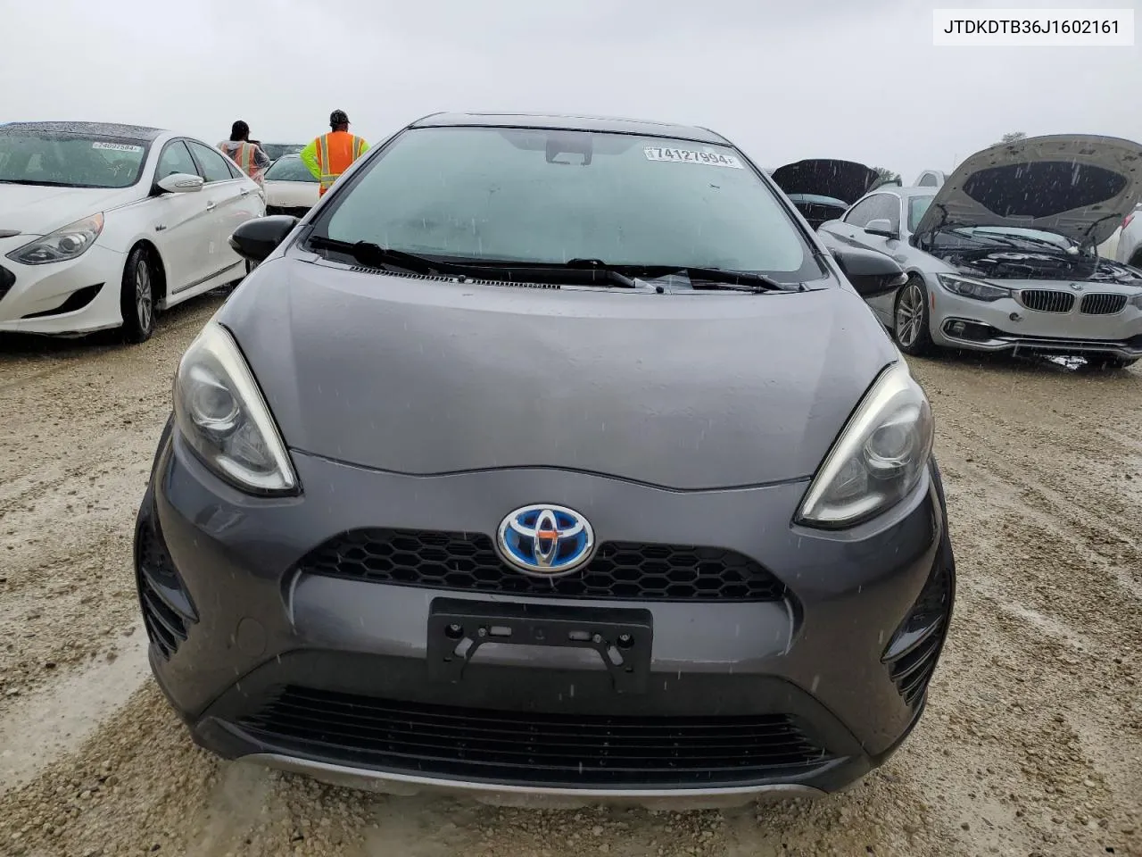 2018 Toyota Prius C VIN: JTDKDTB36J1602161 Lot: 74127994