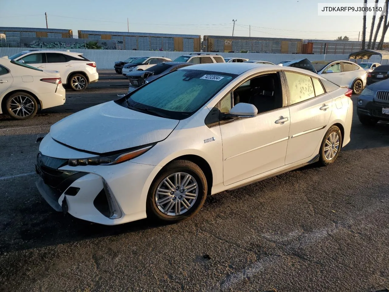 2018 Toyota Prius Prime VIN: JTDKARFP9J3086150 Lot: 74232834