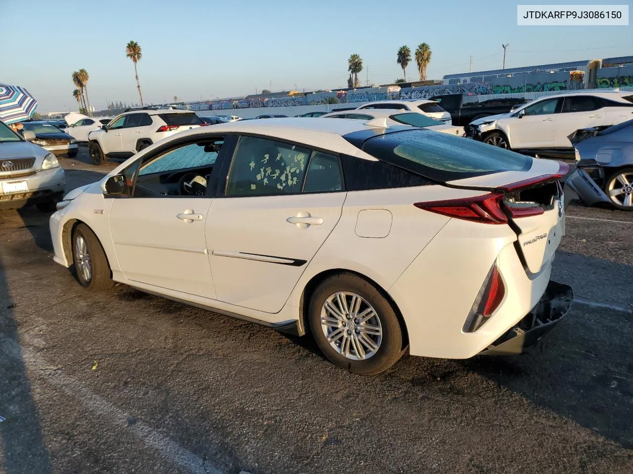 2018 Toyota Prius Prime VIN: JTDKARFP9J3086150 Lot: 74232834