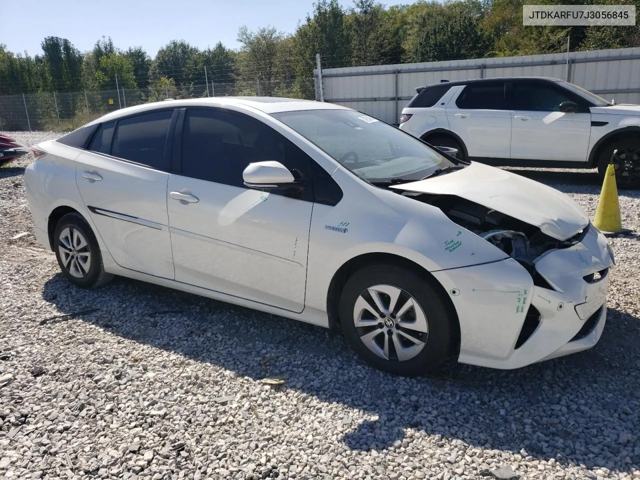 2018 Toyota Prius VIN: JTDKARFU7J3056845 Lot: 74254494