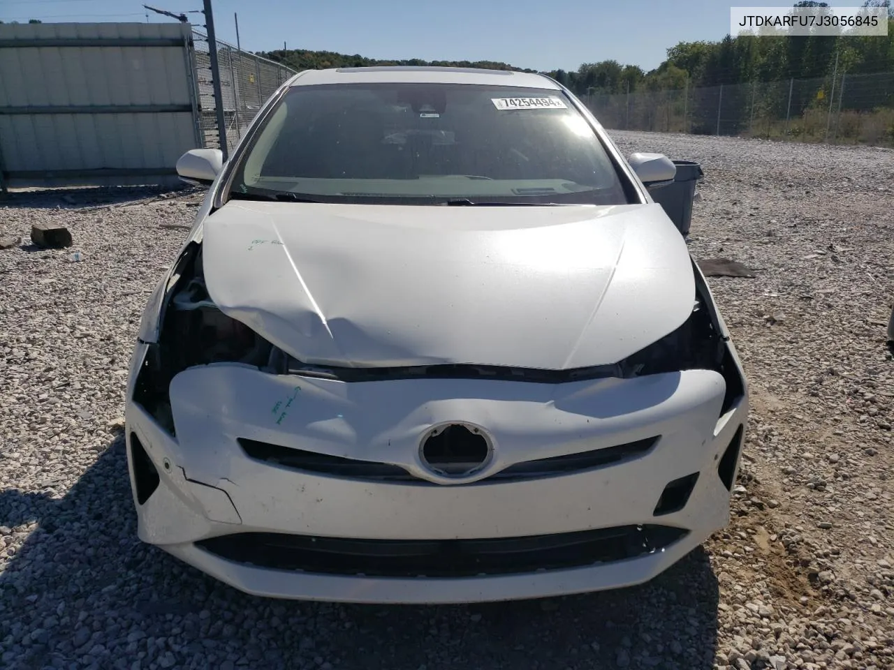 2018 Toyota Prius VIN: JTDKARFU7J3056845 Lot: 74254494