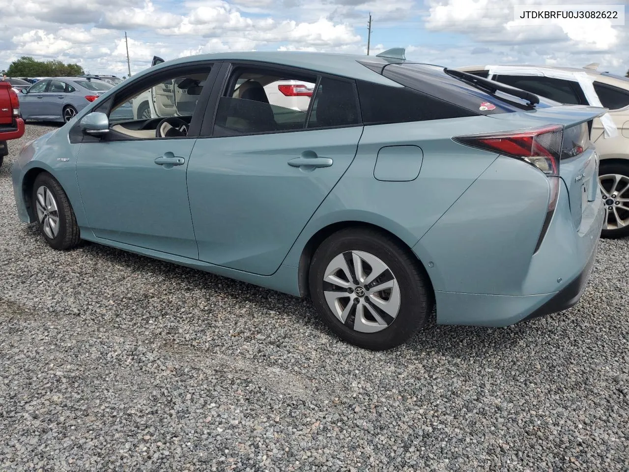 2018 Toyota Prius VIN: JTDKBRFU0J3082622 Lot: 74333064