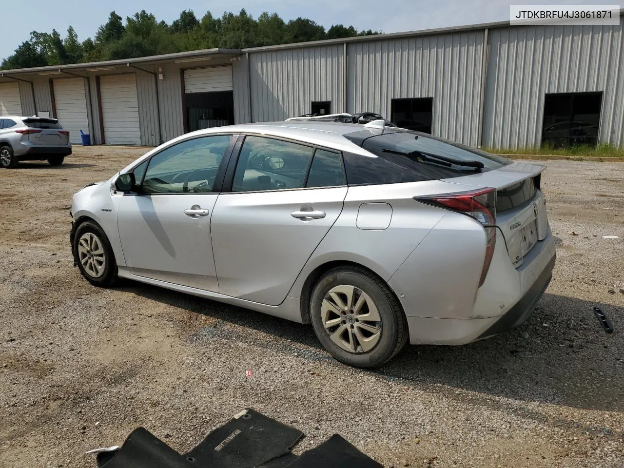 2018 Toyota Prius VIN: JTDKBRFU4J3061871 Lot: 74401604