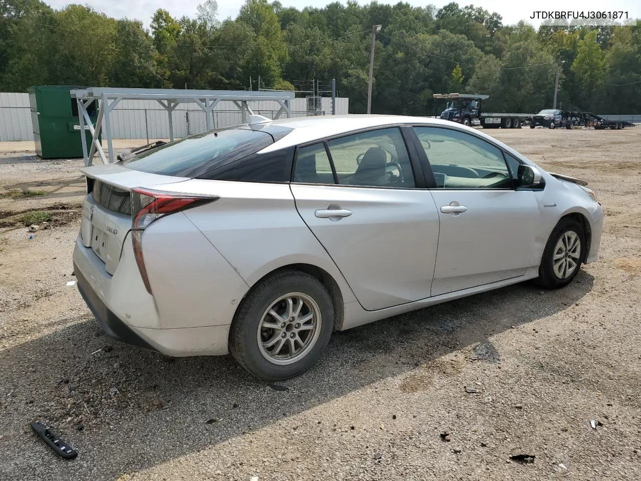 2018 Toyota Prius VIN: JTDKBRFU4J3061871 Lot: 74401604