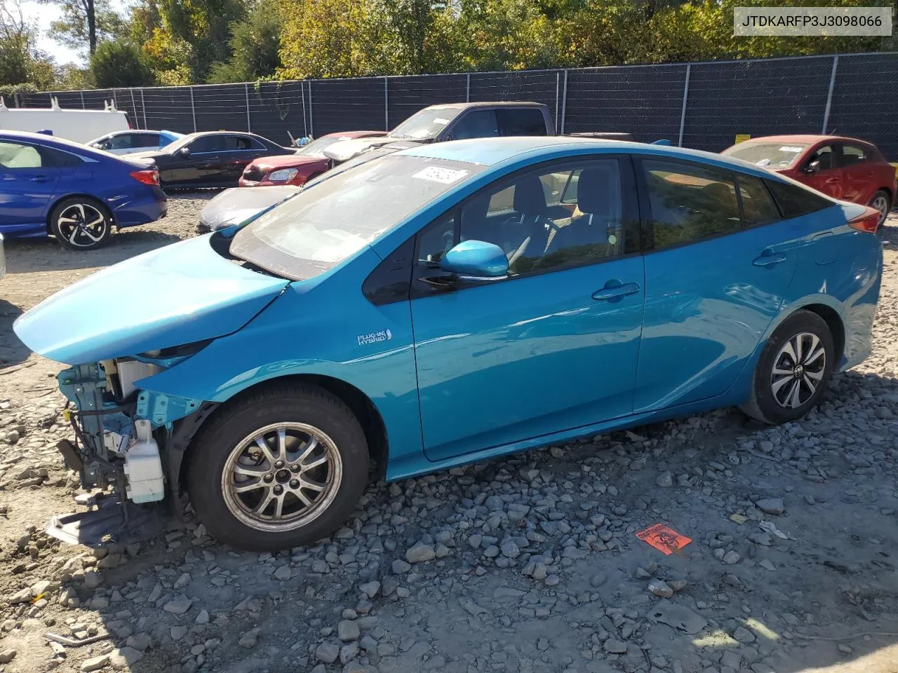 2018 Toyota Prius Prime VIN: JTDKARFP3J3098066 Lot: 74654034