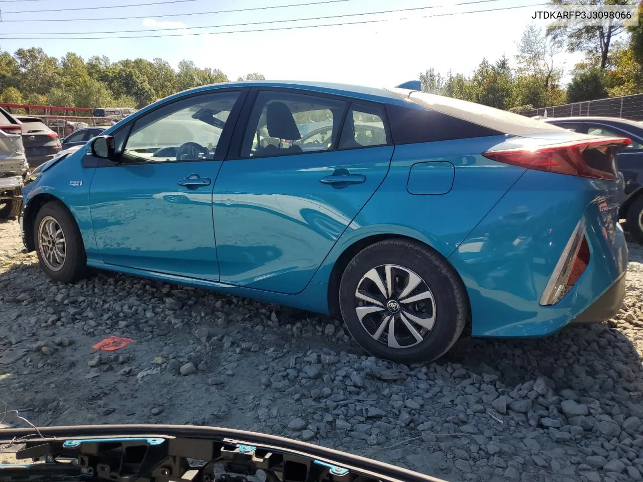 2018 Toyota Prius Prime VIN: JTDKARFP3J3098066 Lot: 74654034