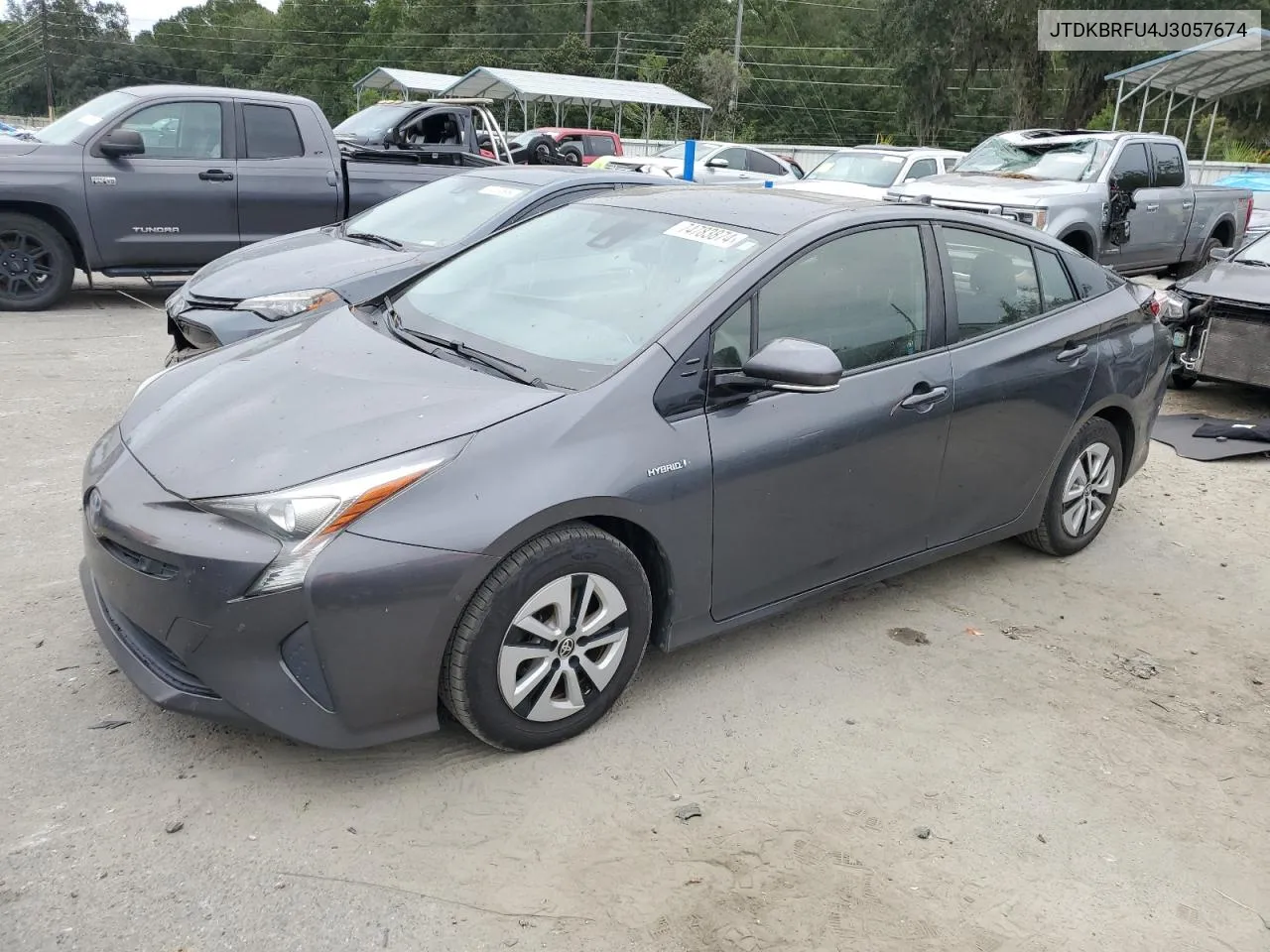 2018 Toyota Prius VIN: JTDKBRFU4J3057674 Lot: 74783874