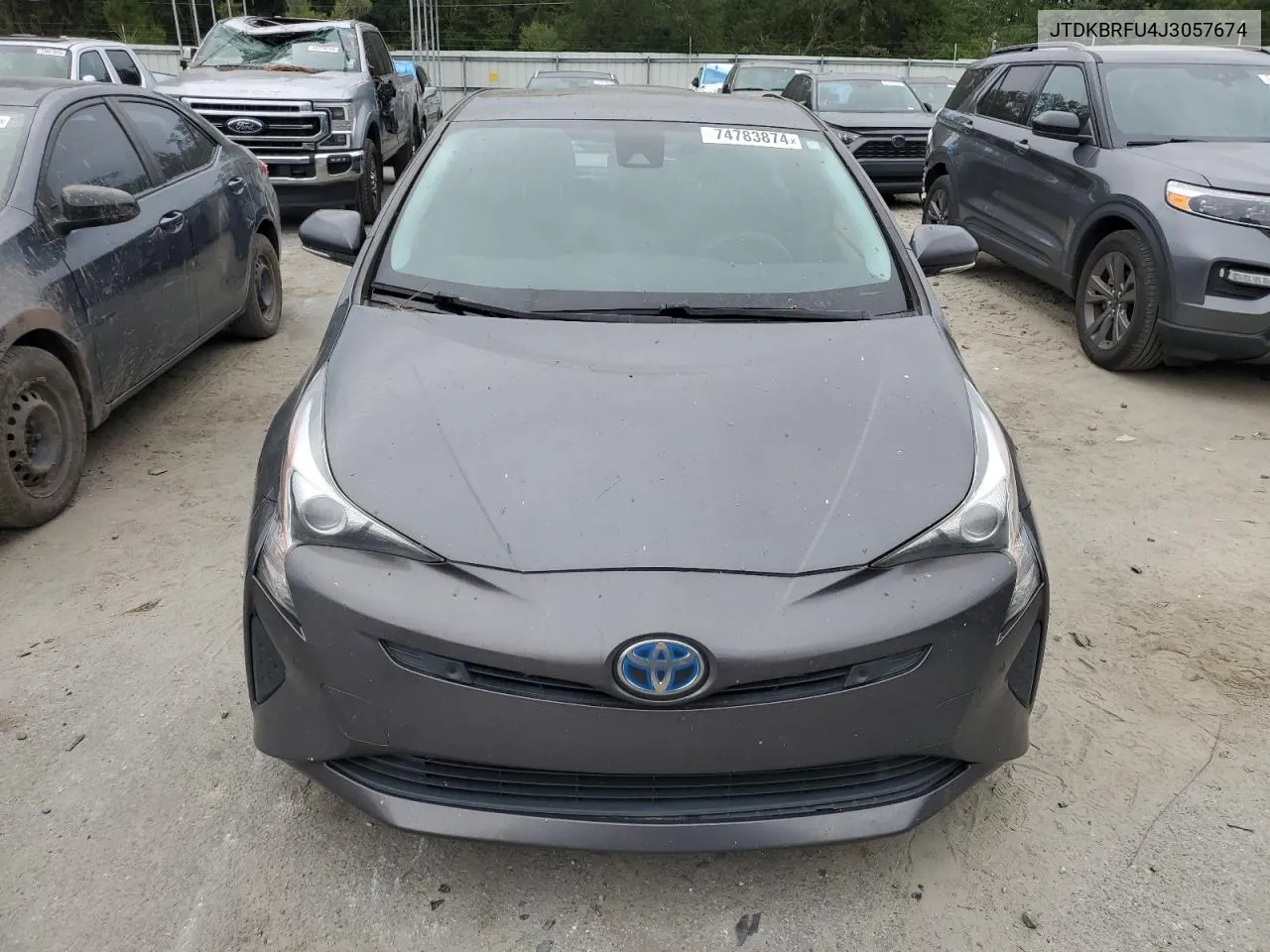 2018 Toyota Prius VIN: JTDKBRFU4J3057674 Lot: 74783874