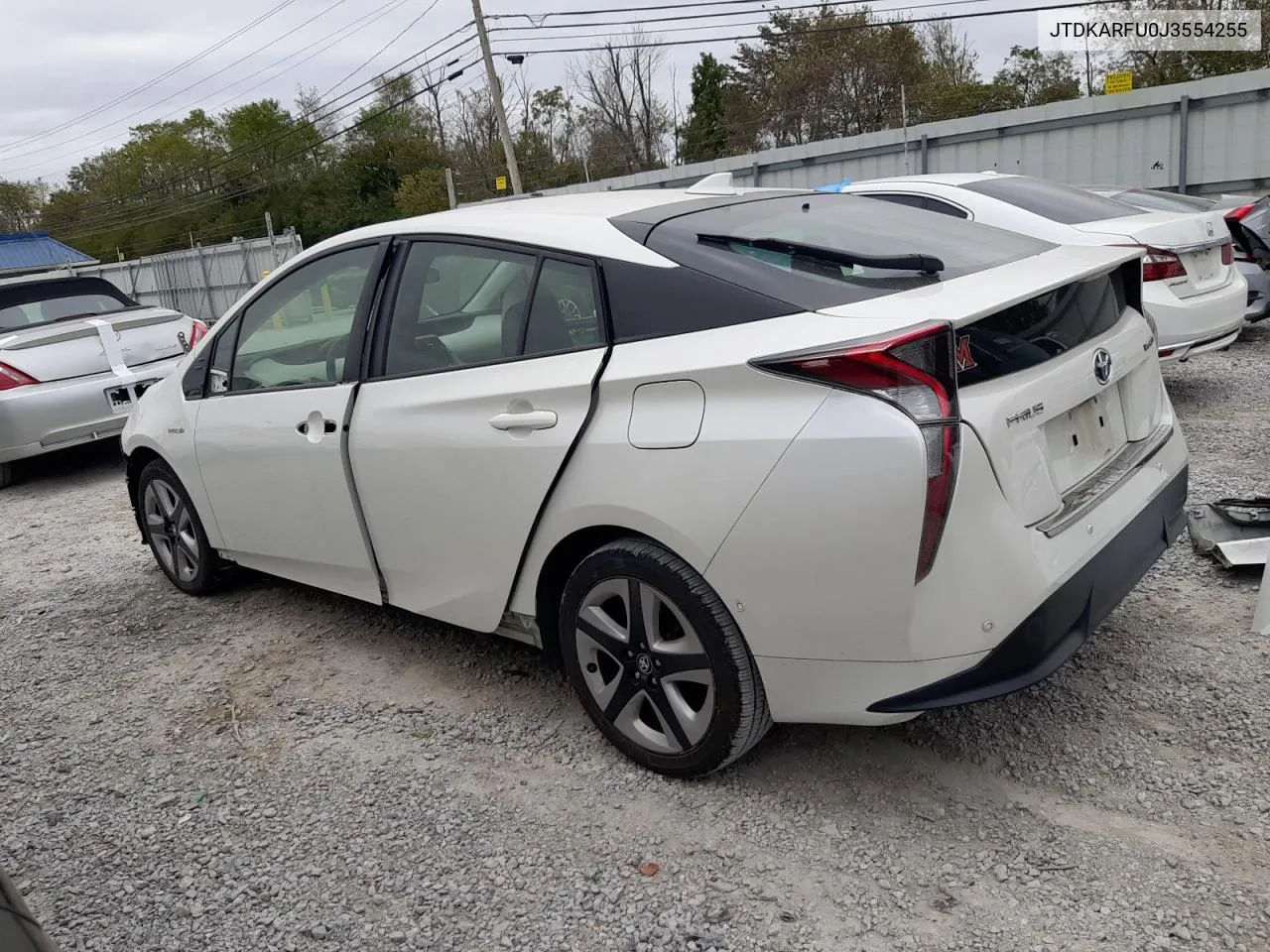 2018 Toyota Prius VIN: JTDKARFU0J3554255 Lot: 74811344