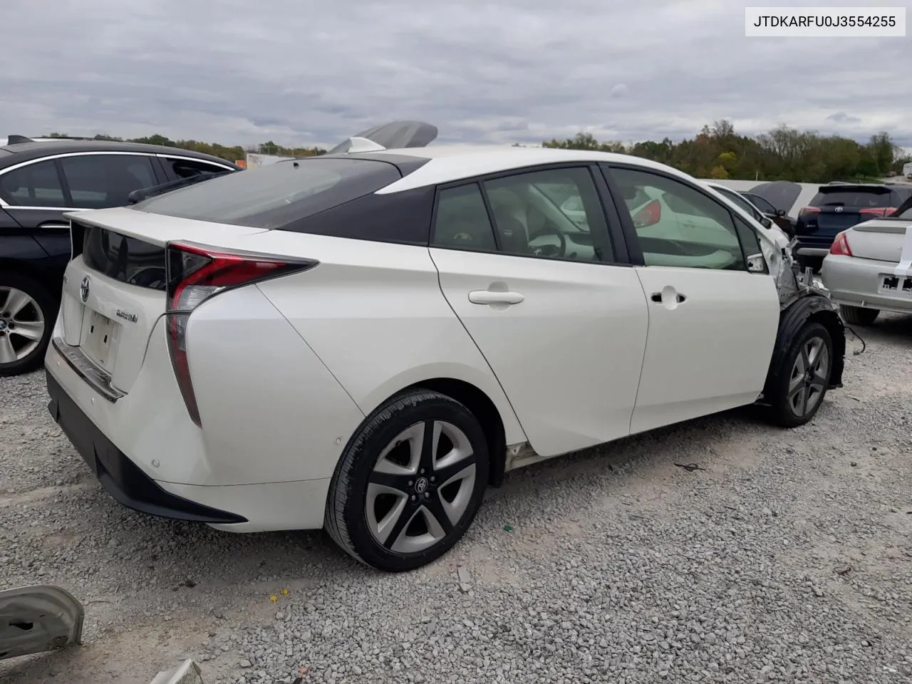 2018 Toyota Prius VIN: JTDKARFU0J3554255 Lot: 74811344