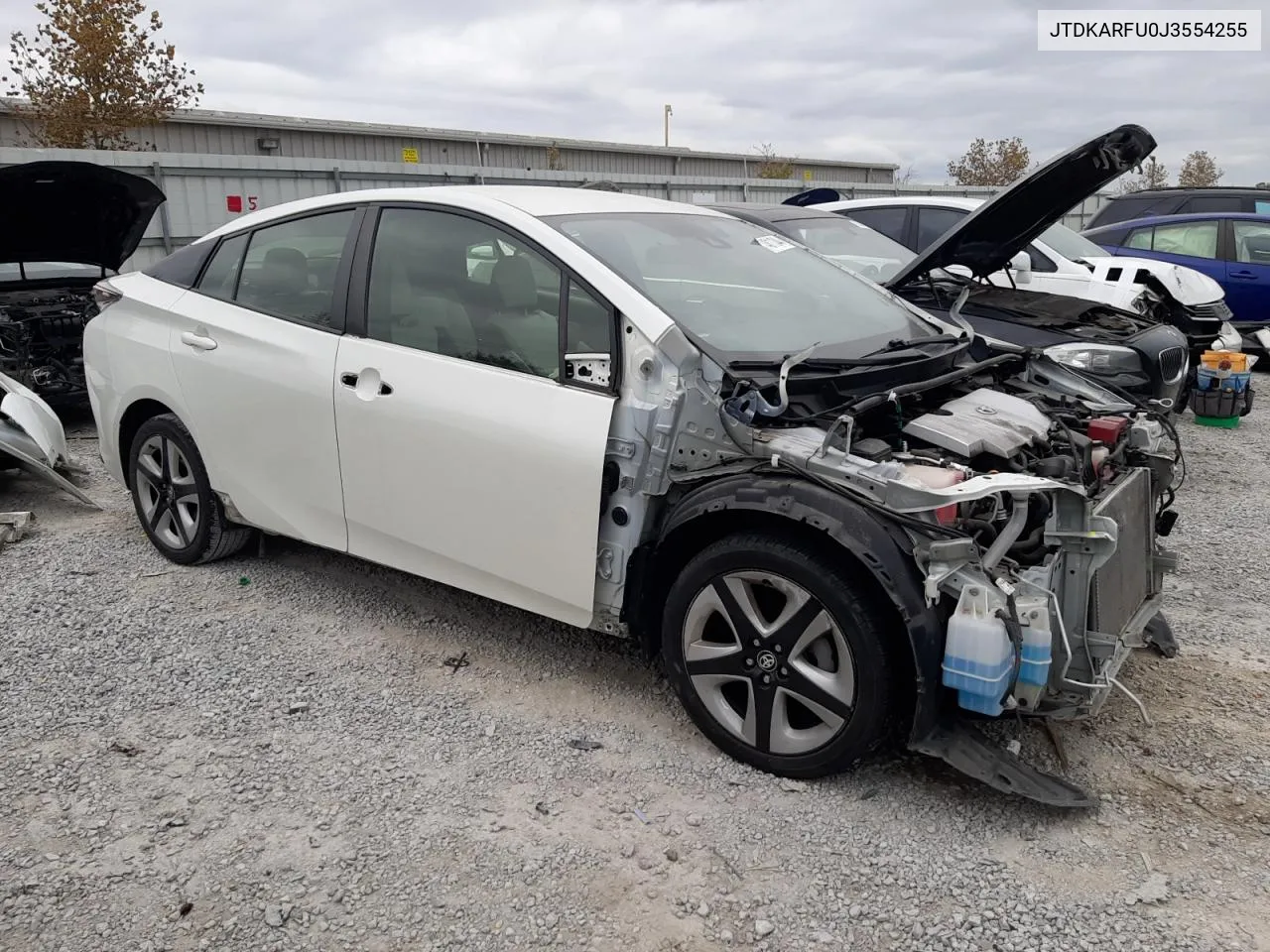 2018 Toyota Prius VIN: JTDKARFU0J3554255 Lot: 74811344