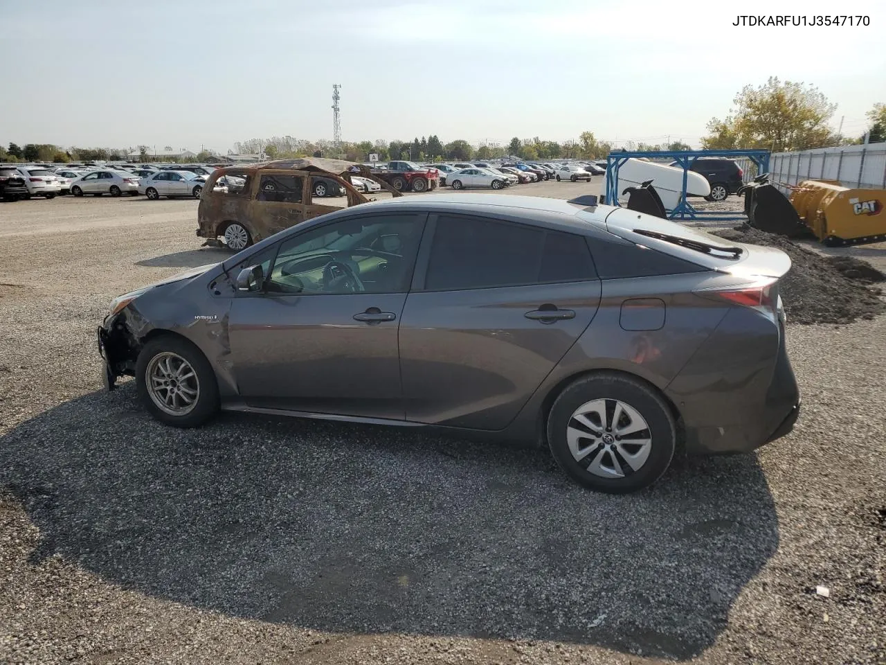 2018 Toyota Prius VIN: JTDKARFU1J3547170 Lot: 74849214