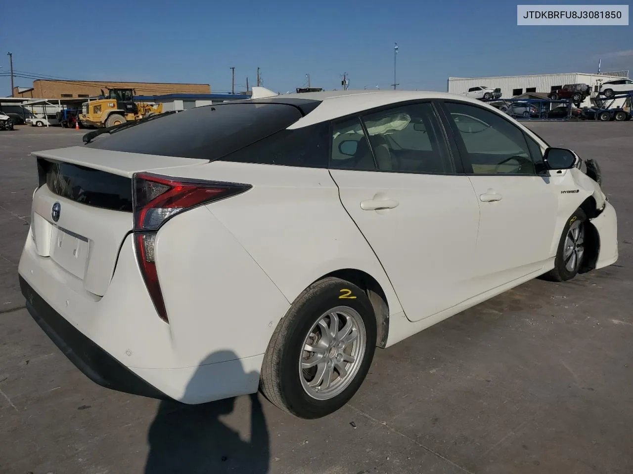 2018 Toyota Prius VIN: JTDKBRFU8J3081850 Lot: 74943644